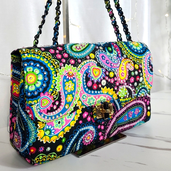 Brand new African print Ankara Embellished Bag - Picture 3 of 3